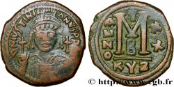 JUSTINIAN I Follis