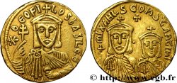 THÉOPHILE, MICHEL II et CONSTANTIN Solidus