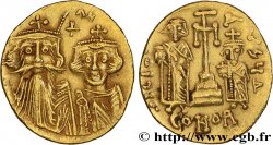 CONSTANS II, CONSTANTINE IV, HERACLIUS und TIBERIUS Solidus