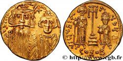 CONSTANS II, CONSTANTIN IV, HÉRACLIUS et TIBÈRE Solidus