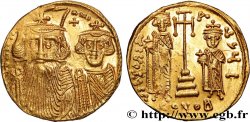 CONSTANS II, CONSTANTIN IV, HÉRACLIUS et TIBÈRE Solidus