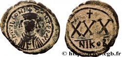 TIBERIO II CONSTANTINO Trois quarts de follis