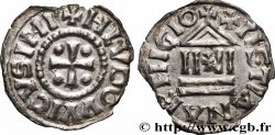 LOUIS Ier LE PIEUX OU LE DÉBONNAIRE Denier à la légende chrétienne