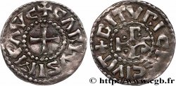 AQUITAINE - BOURGES - COINAGE IMMOBILIZED IN THE NAME OF CHARLES THE BALD EMPEROR Denier
