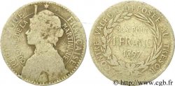 MARTINIQUE 1 franc 1897 sans atelier