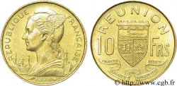ÎLE DE LA RÉUNION 10 Francs 1973 Paris SUP 