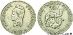 DJIBOUTI - Territoire français des AFARS et des ISSAS 50 Francs 1970 Paris