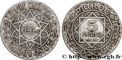 MOROCCO - FRENCH PROTECTORATE 5 Francs AH1352 1933 Paris