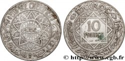 MARUECOS - PROTECTORADO FRANCÉS 10 Francs AH1352 1933 Paris