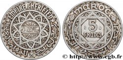 MOROCCO - FRENCH PROTECTORATE 5 Francs AH 1370 1951 Paris