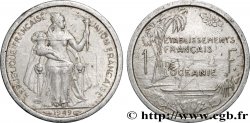 FRENCH POLYNESIA - Oceania Francesa 1 Franc Union Française 1949 Paris