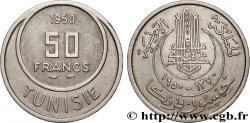 TUNISIA - FRENCH PROTECTORATE 50 Francs AH1370 1950 Paris