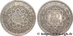 MARUECOS - PROTECTORADO FRANCÉS Essai de 20 Francs AH 1366 1947 Paris