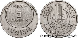 TUNISIA - French protectorate 5 Francs AH1373 1954 Paris