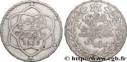 MOROCCO 5 Dirhams (1/2 Rial) Moulay Hafid I an 1329 1911 Paris