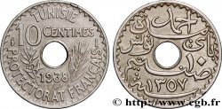 TUNISIA - FRENCH PROTECTORATE 10 Centimes AH1358 1938 Paris