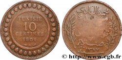 TUNESIEN - Französische Protektorate  10 Centimes AH1322 1904 Paris