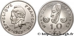 NEUE HEBRIDEN (VANUATU ab 1980) Essai de 10 Francs 1967 Paris