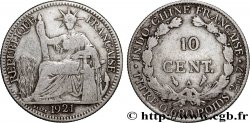 FRENCH INDOCHINA 10 Centièmes 1921 Paris