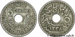 TUNISIA - French protectorate 5 Centimes AH1339 1920 Paris
