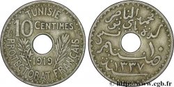 TUNISIA - French protectorate 10 Centimes AH 1337 1919 Paris