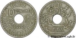TUNISIA - Protettorato Francese 10 Centimes AH1338 1920 Paris 
