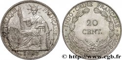 INDOCHINE FRANÇAISE 20 Centièmes 1937 Paris