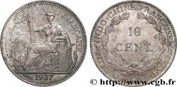 FRENCH INDOCHINA 10 Centièmes 1937 Paris