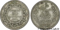 TUNEZ - Protectorado Frances 50 Centimes AH 1308 1891 Paris
