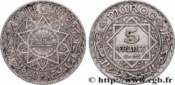 MOROCCO - FRENCH PROTECTORATE 5 Francs AH 1347 1928 Paris