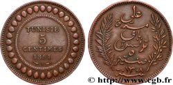 TUNISIA - FRENCH PROTECTORATE 5 Centimes AH 1308 1891 Paris