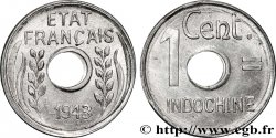 INDOCHINE FRANÇAISE 1 Centième 1943 Hanoï