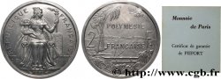 POLYNÉSIE FRANÇAISE Piéfort de 2 Francs I.E.O.M. 1979 Paris