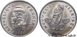 NEW HEBRIDES (VANUATU since 1980) 20 Francs Marianne / masque 1973 Paris