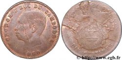 CAMBODGE 10 Centimes, frappe locale 1860 Atelier local SUP 