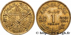 MAROC - PROTECTORAT FRANÇAIS 1 Franc AH 1364 1945 Paris