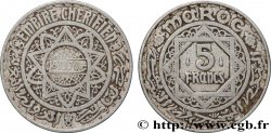MOROCCO - FRENCH PROTECTORATE 5 Francs AH 1370 1951 Paris