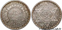 MOROCCO - FRENCH PROTECTORATE 100 Francs AH 1372 1953 Paris MS 