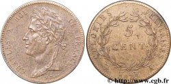 COLONIES FRANÇAISES - Charles X, pour la Guyane et le Sénégal 5 Centimes 1825 Paris