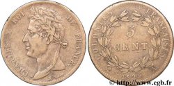 COLONIES FRANÇAISES - Charles X, pour la Guyane 5 centimes 1829 Paris