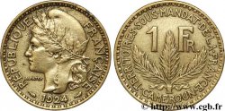 CAMEROUN - TERRITOIRES SOUS MANDAT FRANÇAIS 1 Franc 1924 Paris