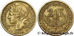 CAMEROUN - TERRITOIRES SOUS MANDAT FRANÇAIS 2 Francs 1924 Paris