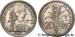 FRENCH INDOCHINA 20 Centièmes 1941 San Francisco