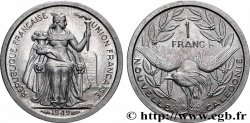 NOUVELLE CALÉDONIE 1 Franc Union Française 1949 Paris