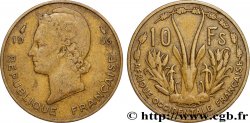 AFRIQUE OCCIDENTALE FRANÇAISE 10 Francs 1956 Paris