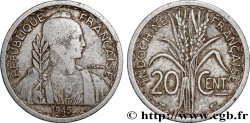 INDOCHINE FRANÇAISE 20 Centièmes 1945 Beaumont-le-Roger