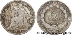 INDOCHINE FRANÇAISE 20 Centièmes 1923 Paris