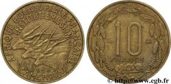 AFRICA ECUATORIAL FRANCESA - CAMERUN 10 Francs 1958 Paris