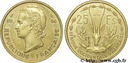 AFRICA OCCIDENTALE FRANCESA  25 francs ESSAI 1956 Paris 