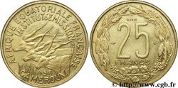 AFRIQUE ÉQUATORIALE FRANÇAISE - CAMEROUN Essai de 25 Francs 1958 Paris
